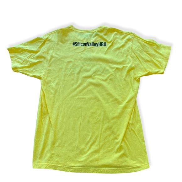 Silicon Valley Bachmanity Capital Yellow & Black Graphic T-Shirt HBO - Picture 10 of 13